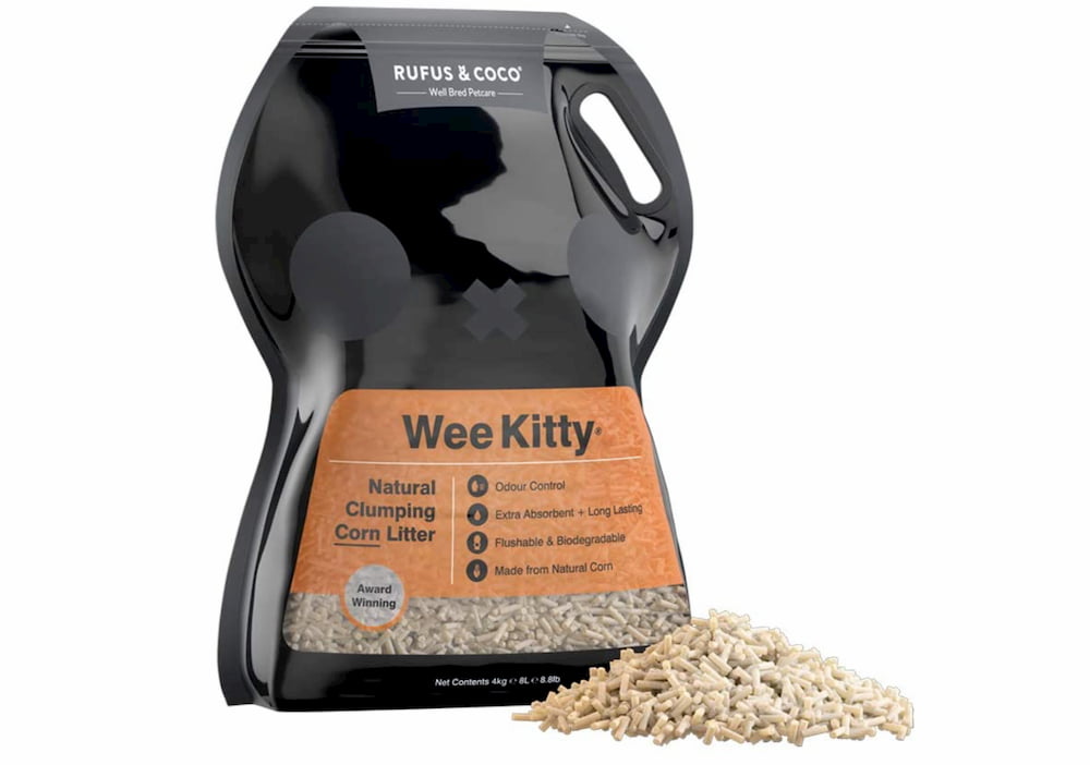 Rufus & Coco WeeKitty Natural Flushable Clumping Cat Litter