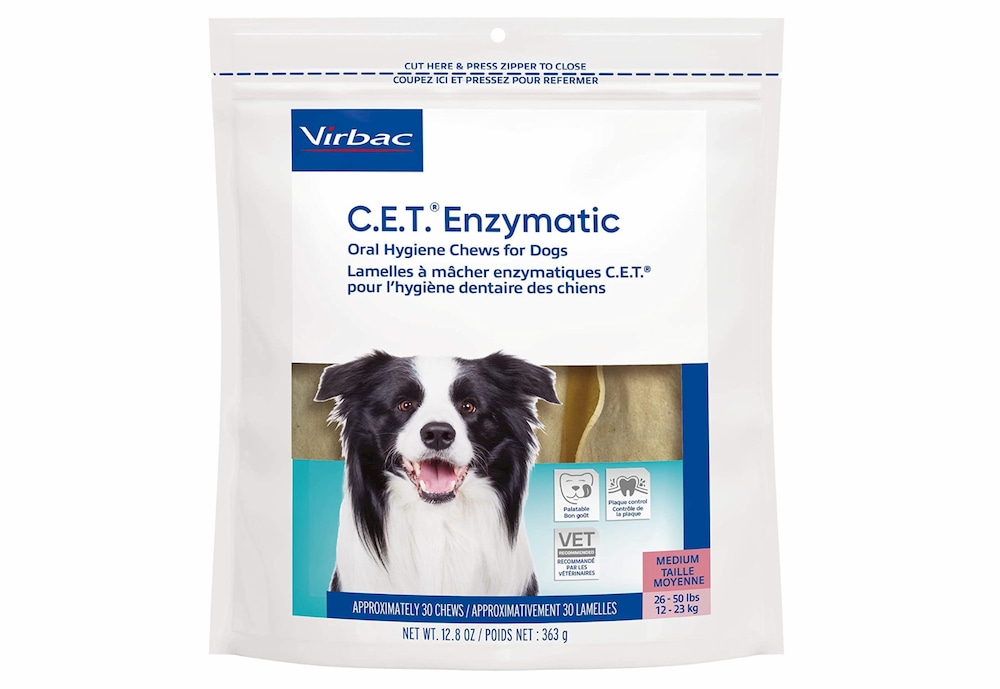 Oral hygiene chews for dogs