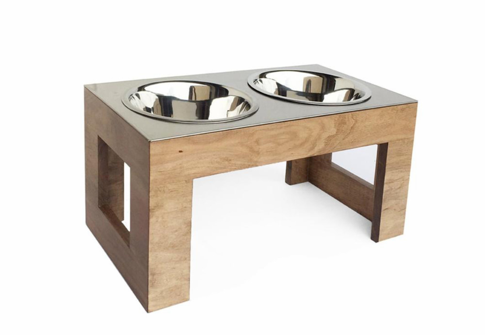Raised dog feeder from Muttropolis