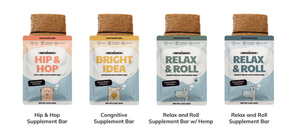 the anxious pet supplement bars