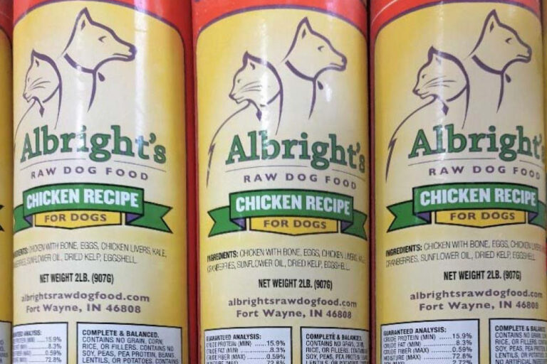 Albright raw dog food