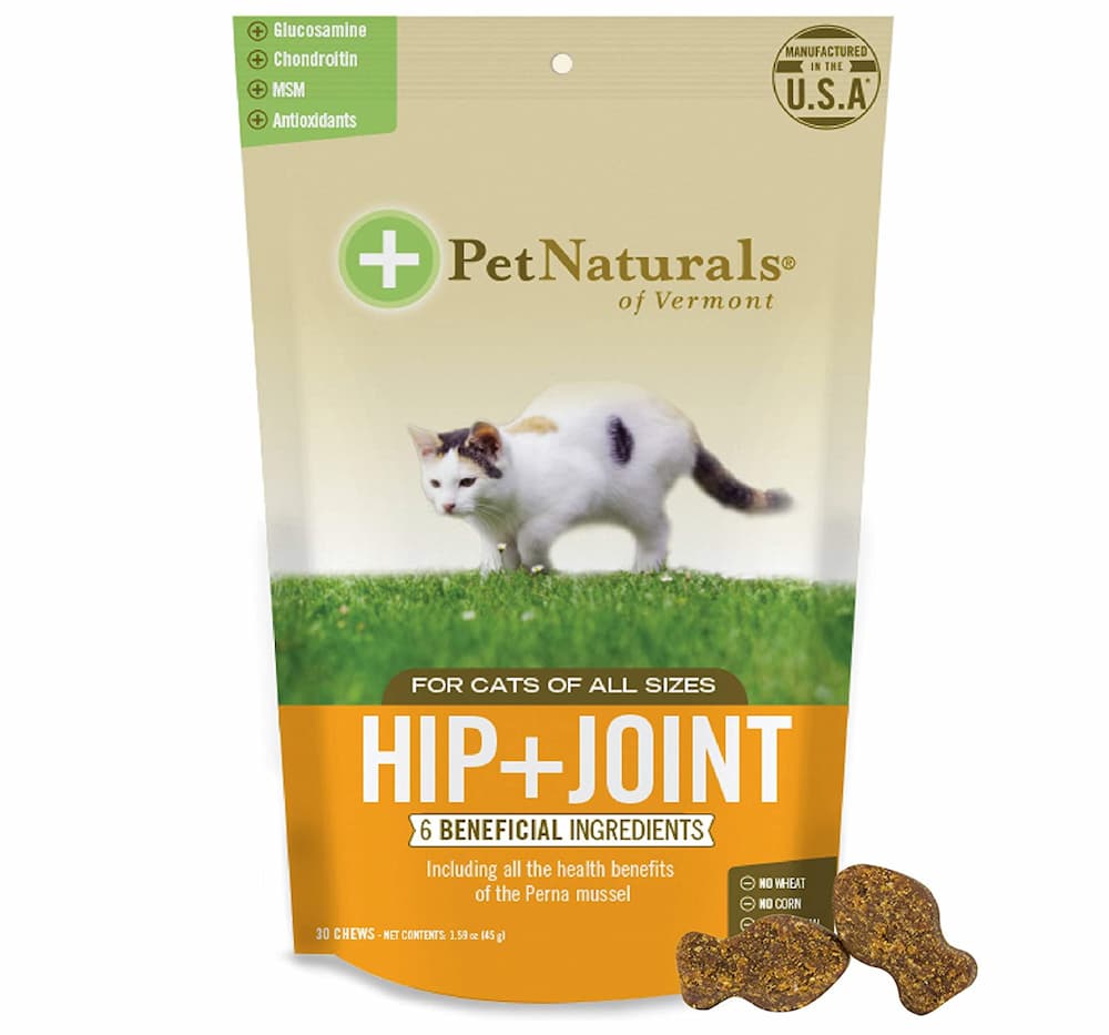 packet of hip and joint chews for cats