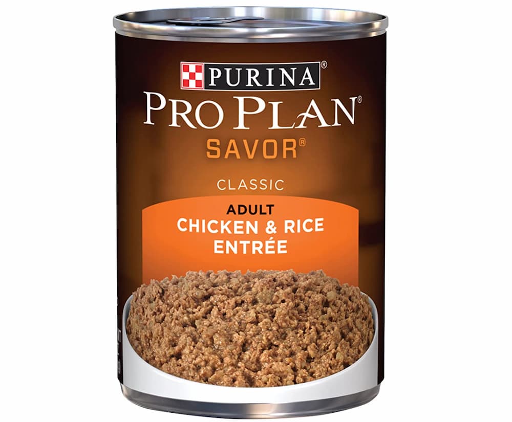 Tin of pro plan adult tin of wet food formula